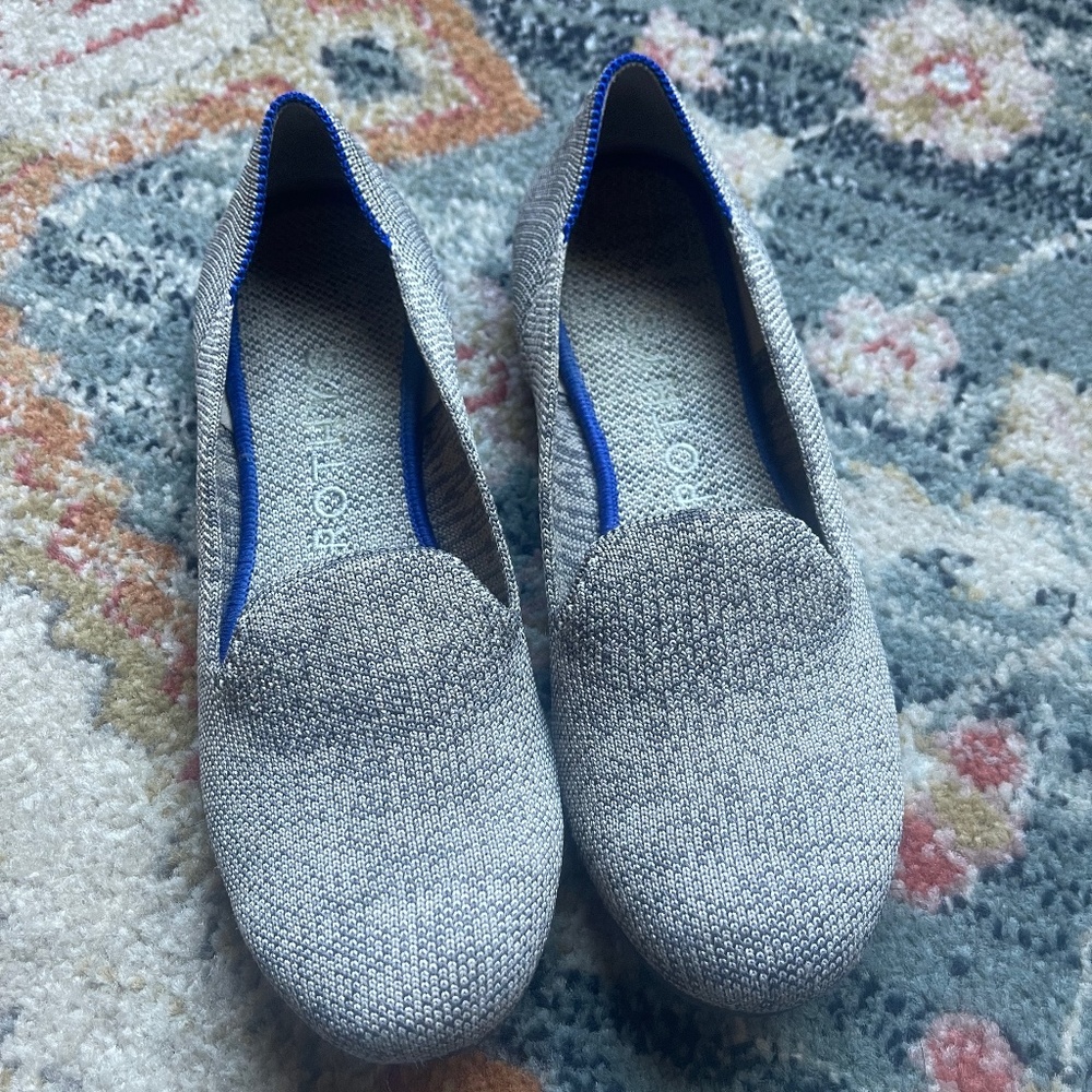 Women Grey Heather Rothy’s Loafers size 7